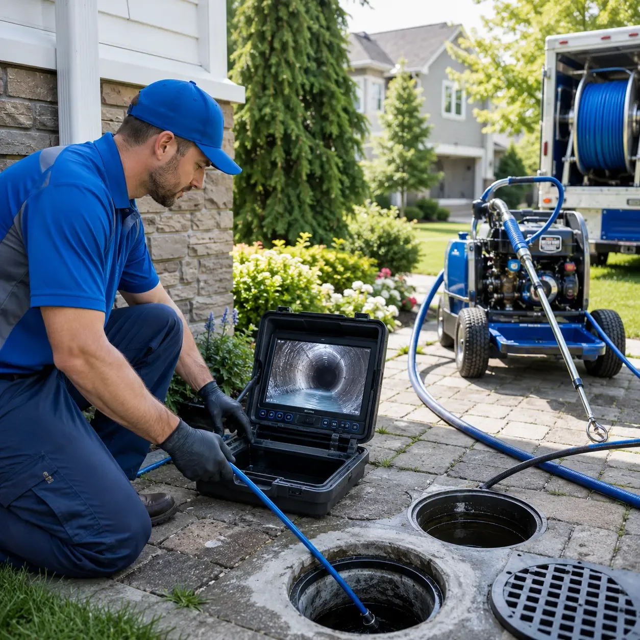 Outdoor drain cleaning professionals serving Houston, MN