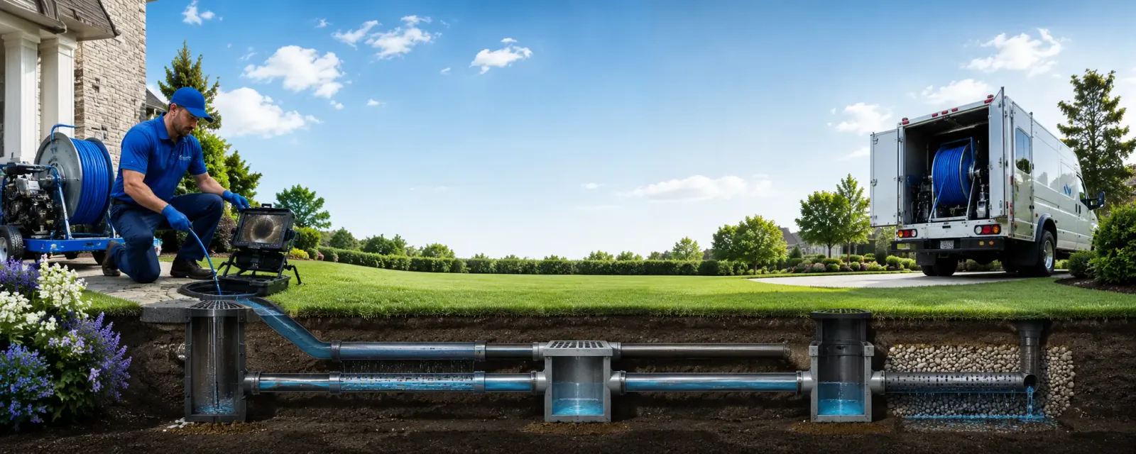 Outdoor drain cleaning information for Houston, MN